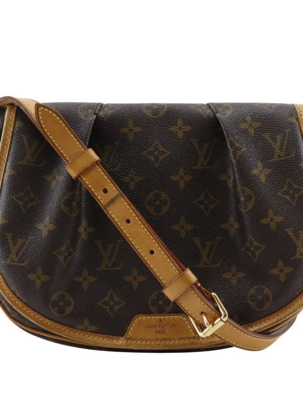 LOUIS VUITTON Menil Montan PM Shoulder Bag M40474 Brown Monogram canvas Women